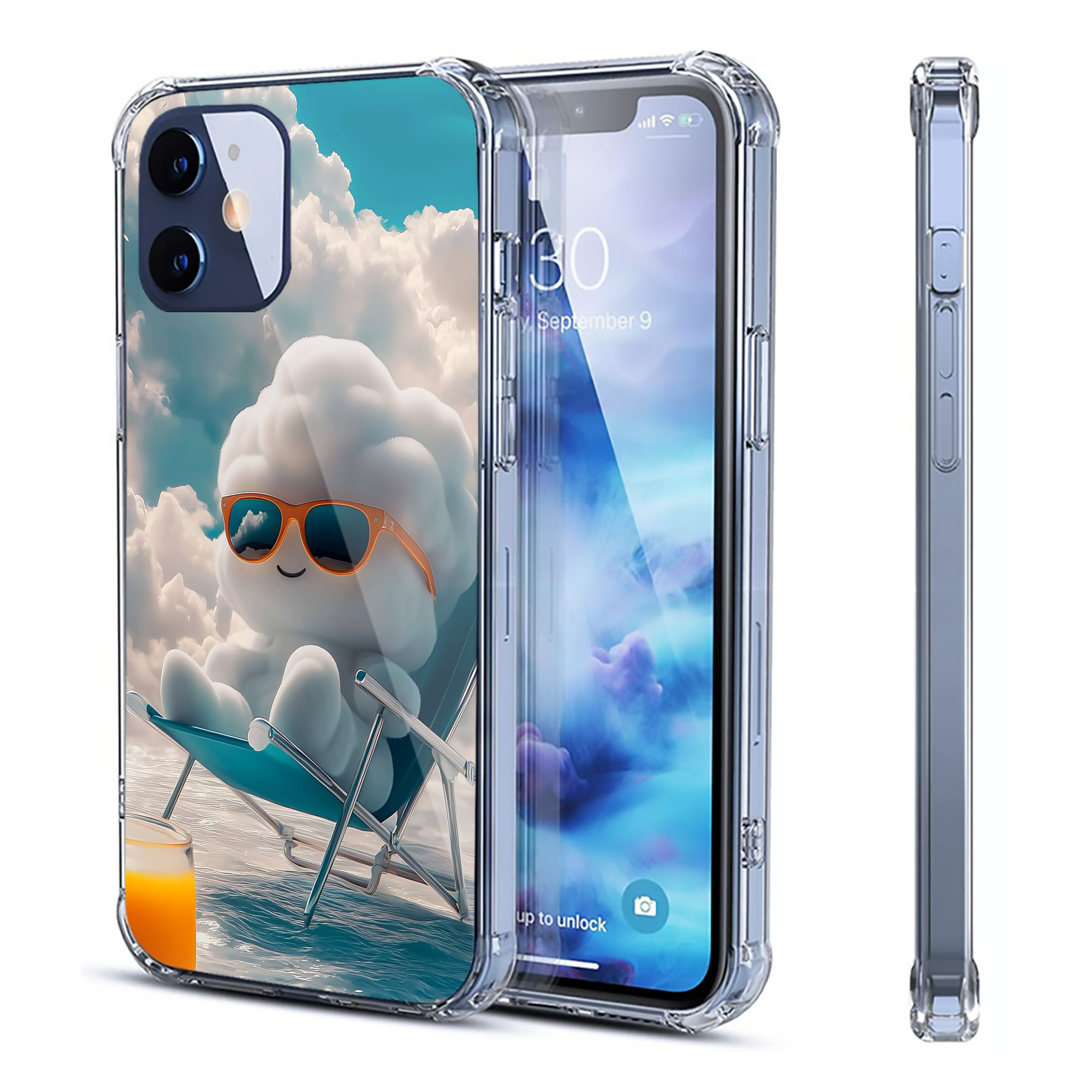 （画像用） Angry Birds アングリーバード 【iPhone 12シリーズ対応】透明スマホケース（クリアソフトケース）